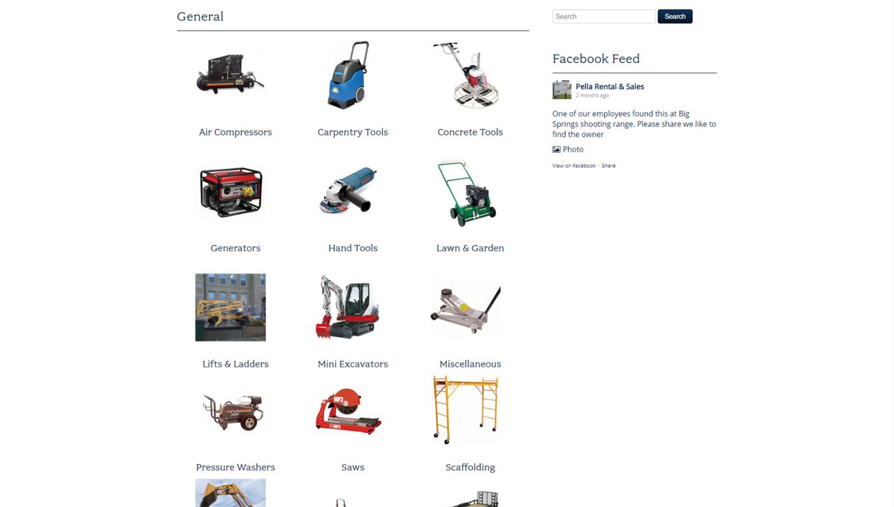 Pella Rental & Sales Pella Hosting