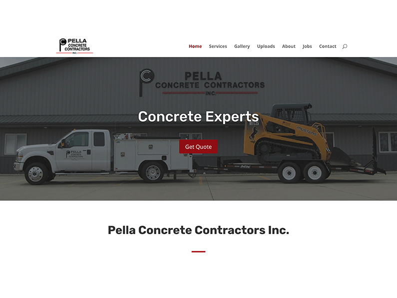 Pella Concrete Contractors